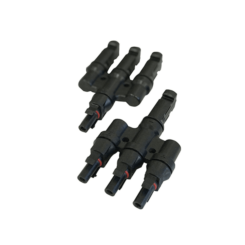Solar Branch Connectors MMMF + FFFM Pair, Parallel Y Connector Set for Solar Panels