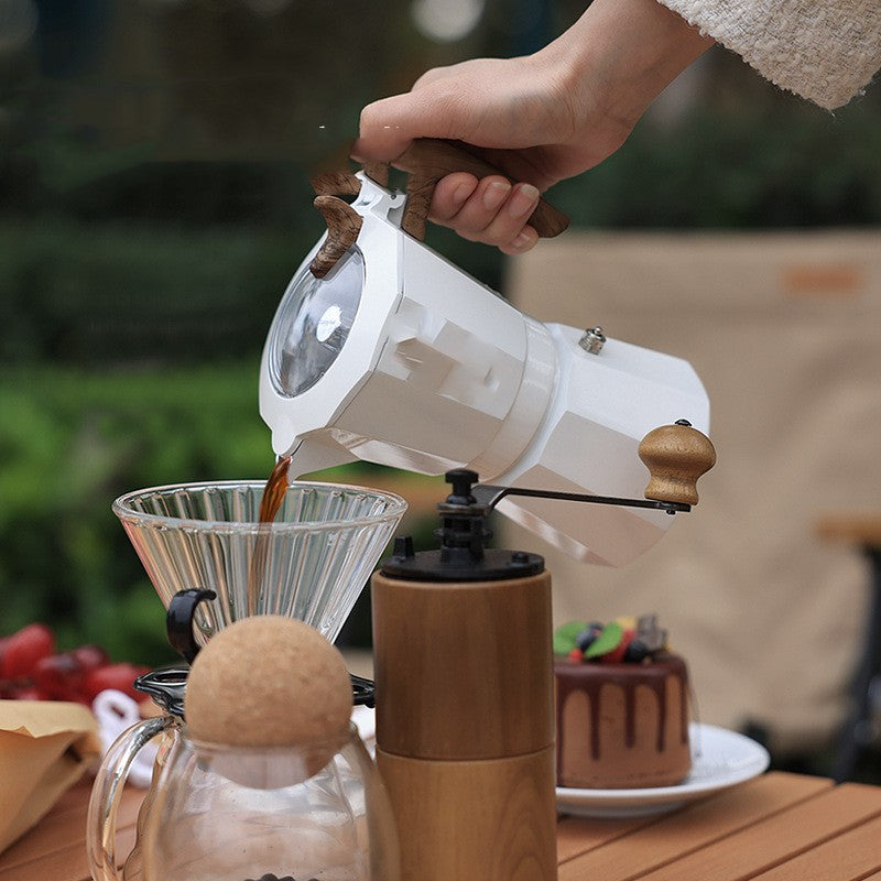 Aluminum Camping Moka Pot