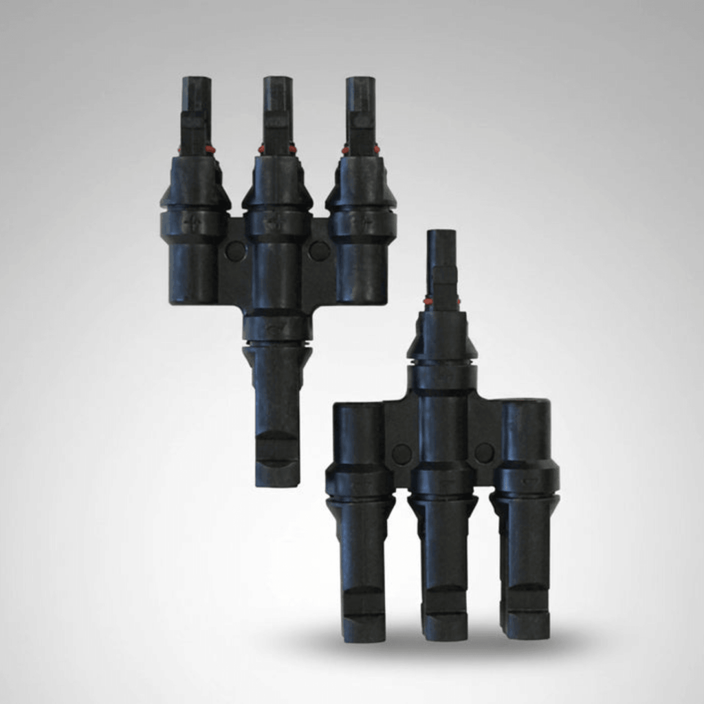 Solar Branch Connectors MMMF + FFFM Pair, Parallel Y Connector Set for Solar Panels