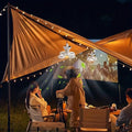 Solar Camping Fan with Light USB Rechargeable