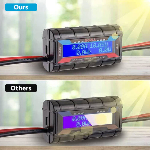 200A Digital Watt Meter Power Analyzer Suitable for Solar Caravan Systems