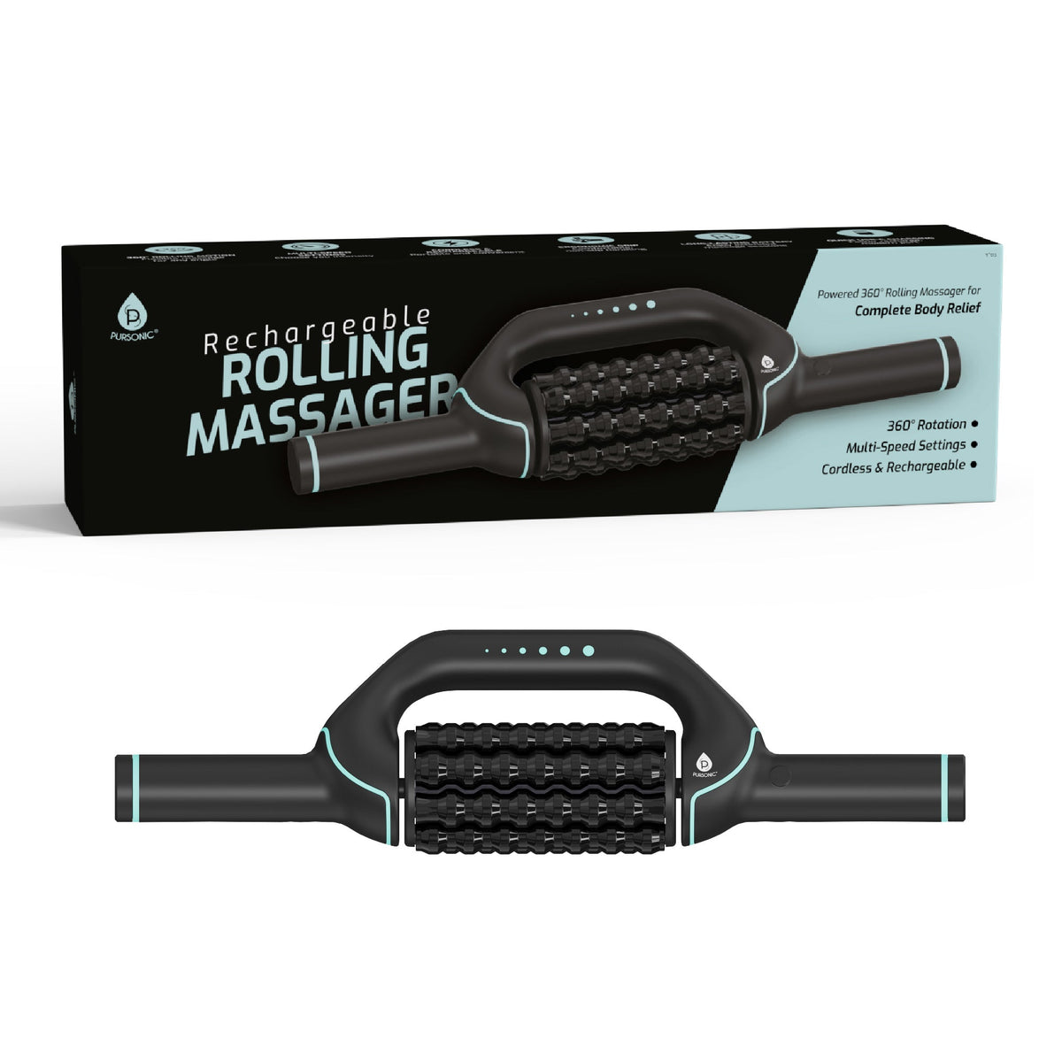 Full-Body Heated Massage Mat & Rechargeable Rolling Massager