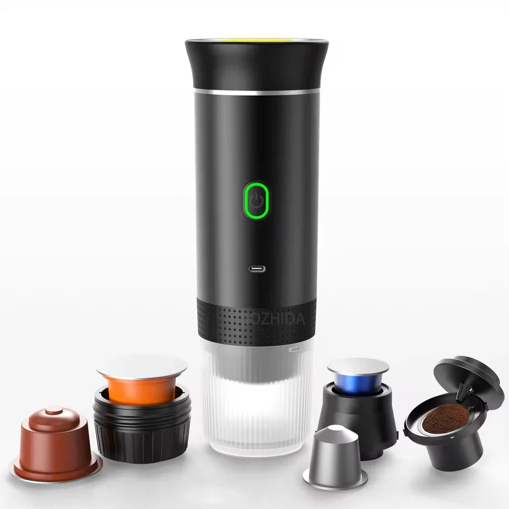 Italian-Style Small Portable Eco-Friendly Home Coffee Machine Espresso Outdoor Camping