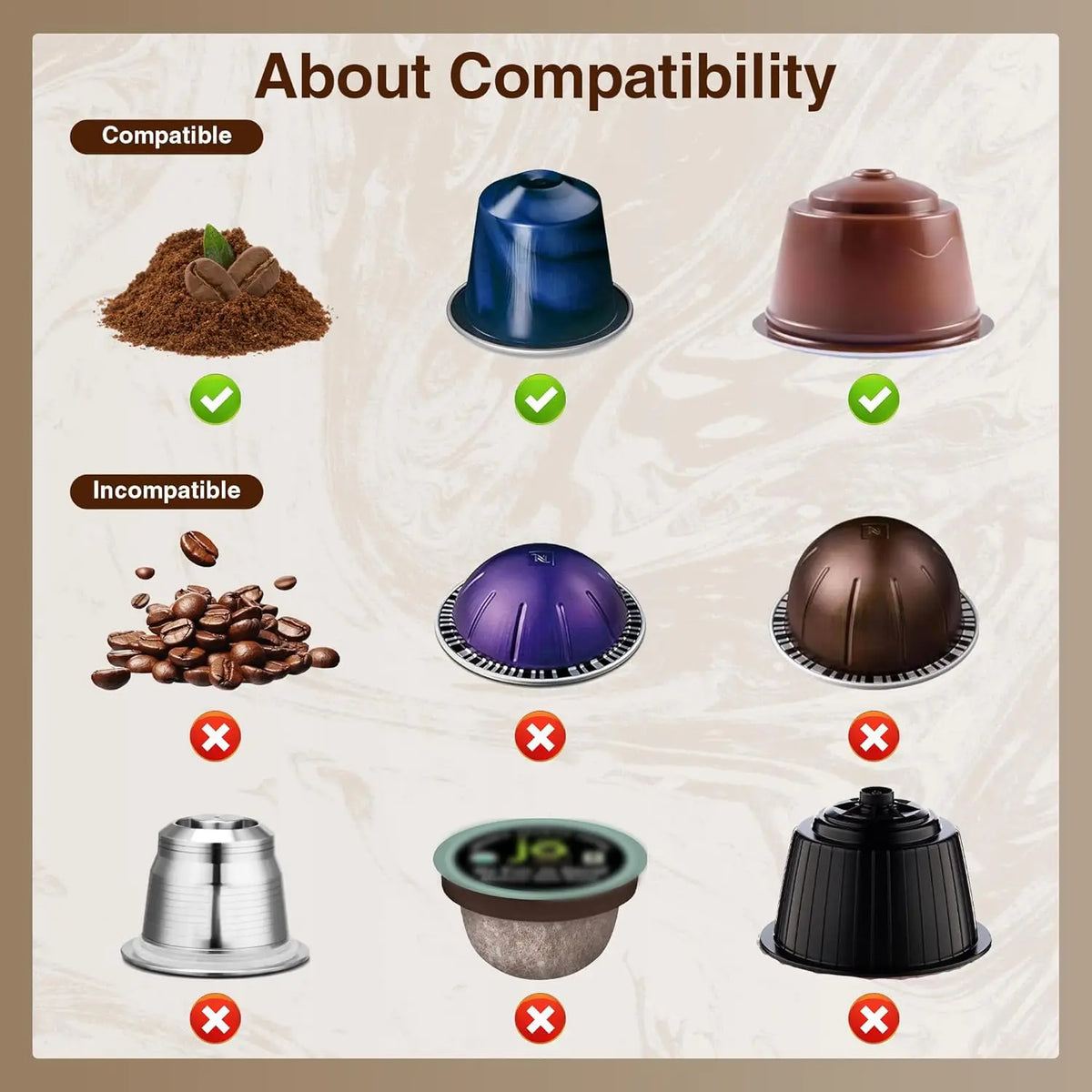 Italian-Style Small Portable Eco-Friendly Home Coffee Machine Espresso Outdoor Camping
