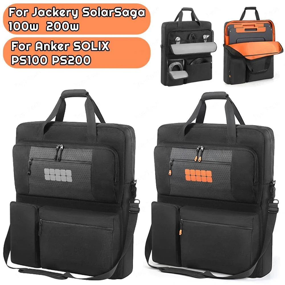 Padded Solar Panel Storage Bag for 100W–220W Foldable Solar Panels