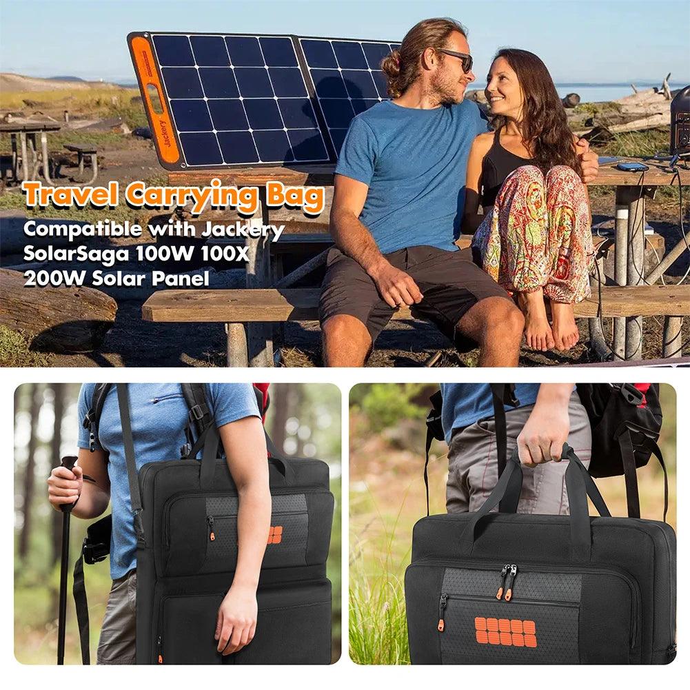 Padded Solar Panel Storage Bag for 100W–220W Foldable Solar Panels