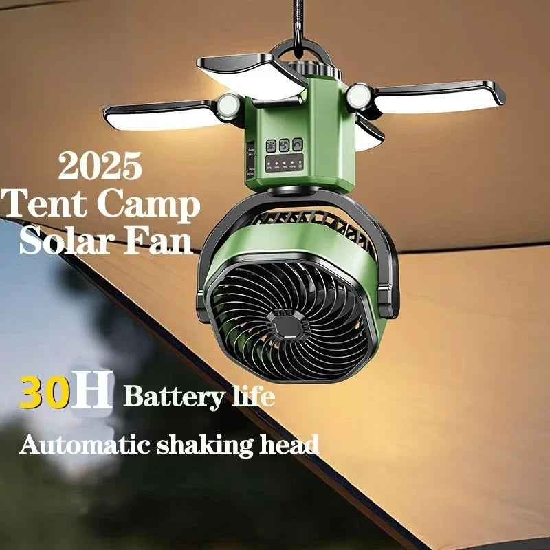 NNEOBA Camping Solar Fan