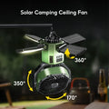 NNEOBA Camping Solar Fan