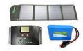 Bioenno Power Portable Solar Panel, Charge Controller and Battery Packages