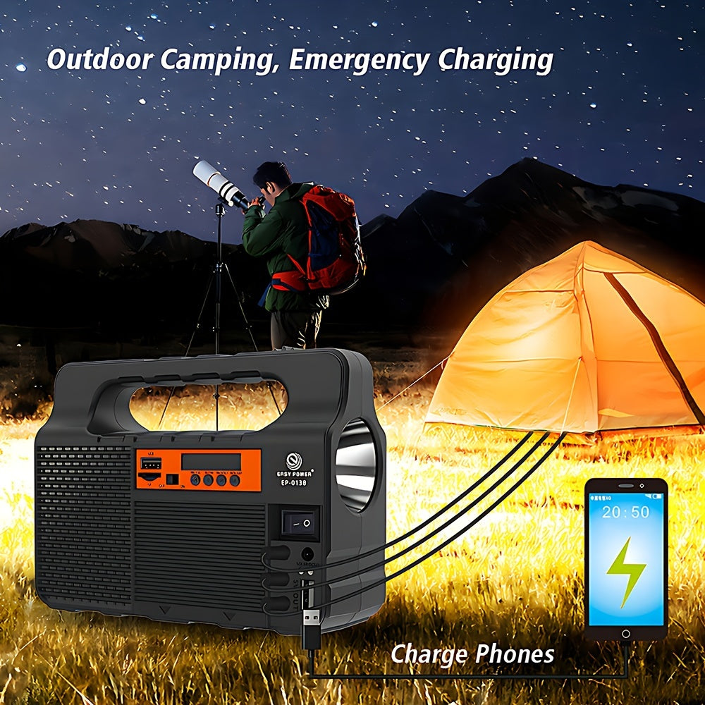 Outdoor Solar Power Searchlight for Camping