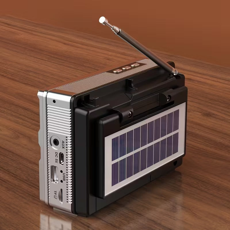 Portable Multifunctional Radio FM/AM/BT/Solar